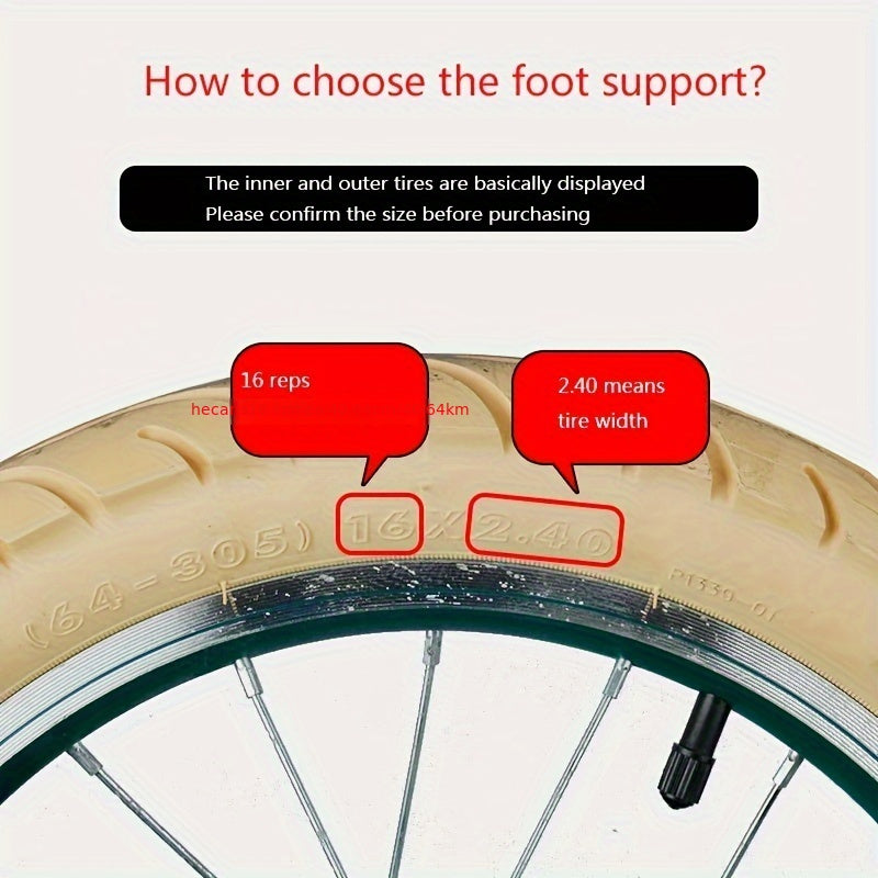 Kids Bike Kickstand Bicycle Side Support 30-50cm Foot Brace Riding Accessory