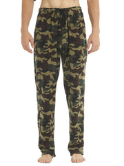 Men's Casual Warm Fleece Plaid Pajama Pants