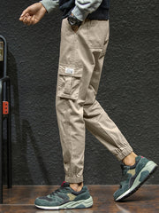 Cargo Pants Men's Casual Techwear Drawstring Cargo Pants Hip Hop Joggers