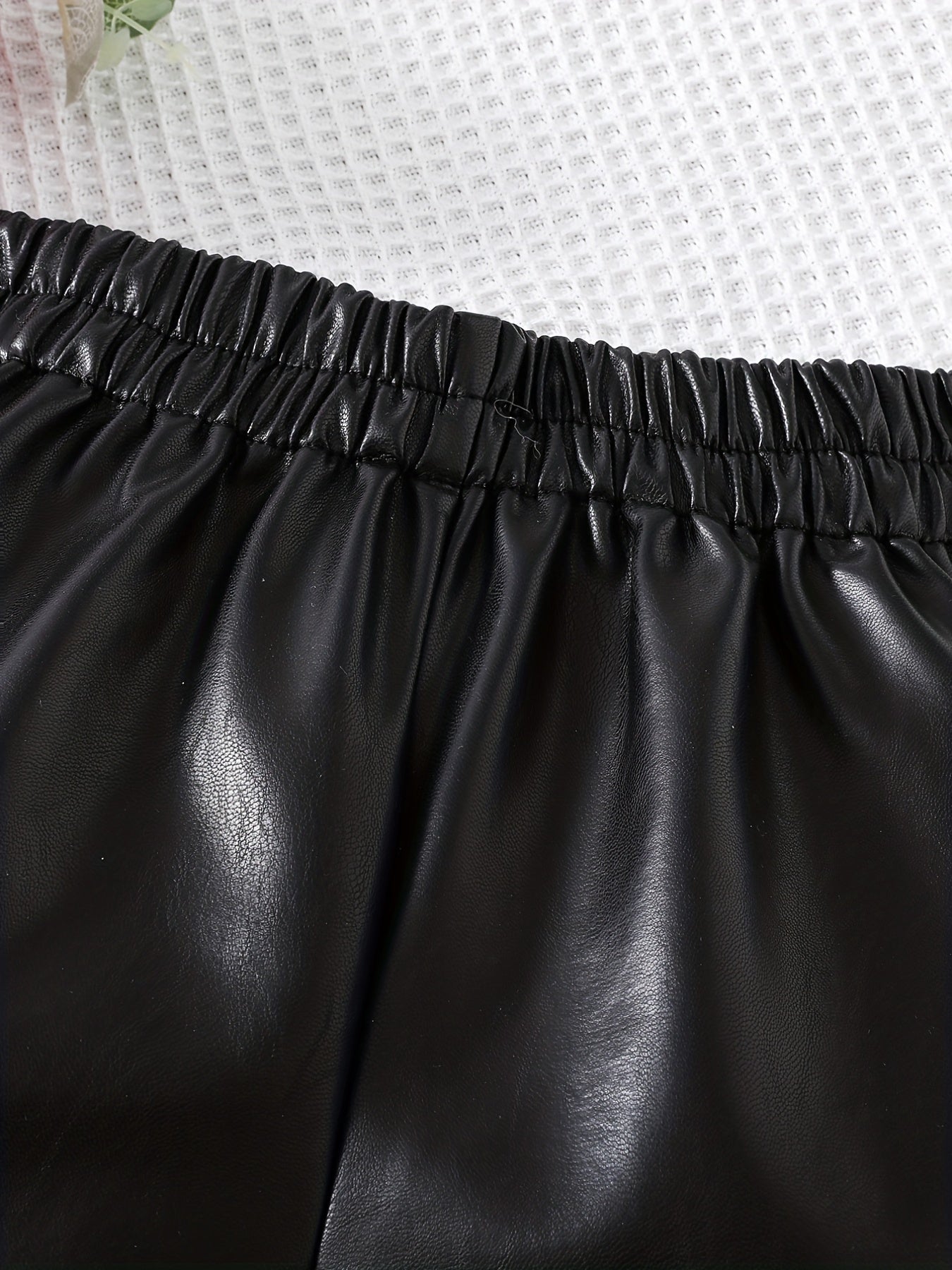 Kid Girls' PU Leather Shorts for Holiday Going Out