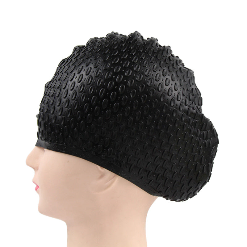 Silicone Swimming Cap for Long Hair Adults
