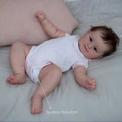 Realistic Newborn Baby Doll Soft Vinyl Rebirth Doll Pink Outfit Safe for Kids 3