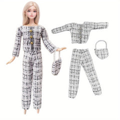 Doll Clothes Set for 11.5 Inch Dolls - 3 Outfits with Accessories