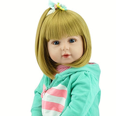 Adorable Reborn Baby Girl Doll with Blonde Hair