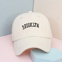 Letter Embroidered Baseball Cap