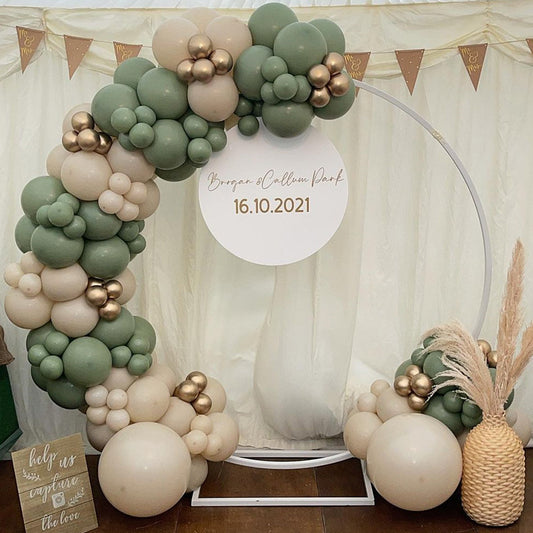 Avocado Green Party Arch Decoration Set