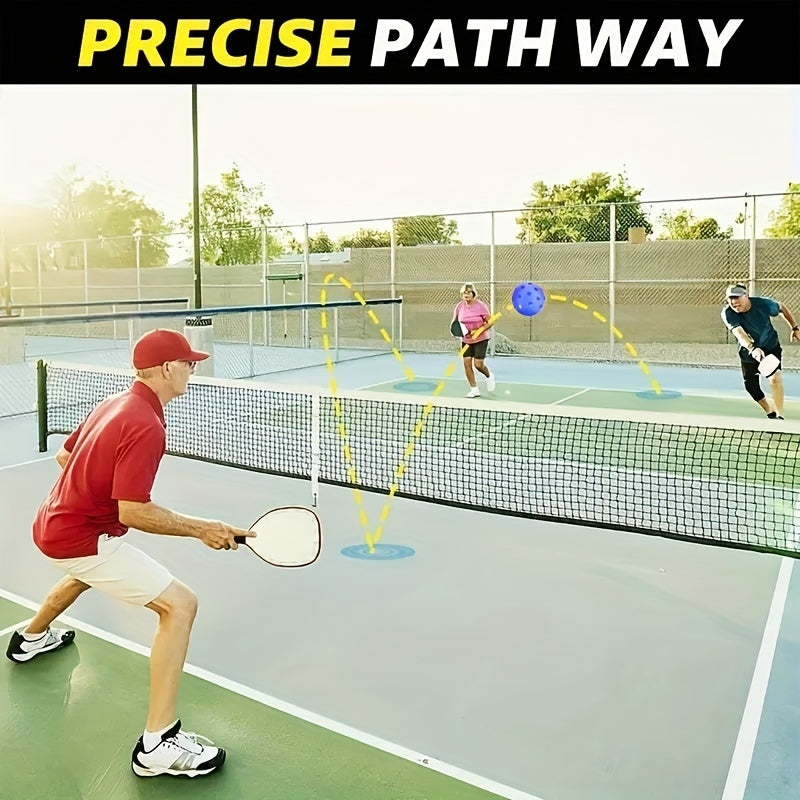 6pcs 40 Holes Outdoor Pickleball Ball Set 74mm High Elasticity Stable