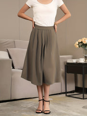 High Waist A-Line Skirt for Women