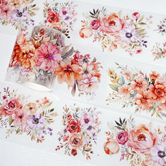 2m Laser Flower PET Tape for Journaling Planner DIY Craft