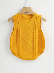 Kids Sleeveless Sweater - Cozy and Stylish for Inside and Outside Wear