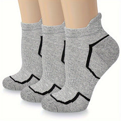 3 Pairs Compression Socks 15-20mmHg for Women & Men - Plantar Fasciitis Support