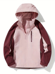 Women's Camo Outdoor Jacket w/ Removable Hood