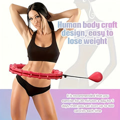 Adjustable Fitness Hoop for Women & Men Outdoor Yoga Pilates Training