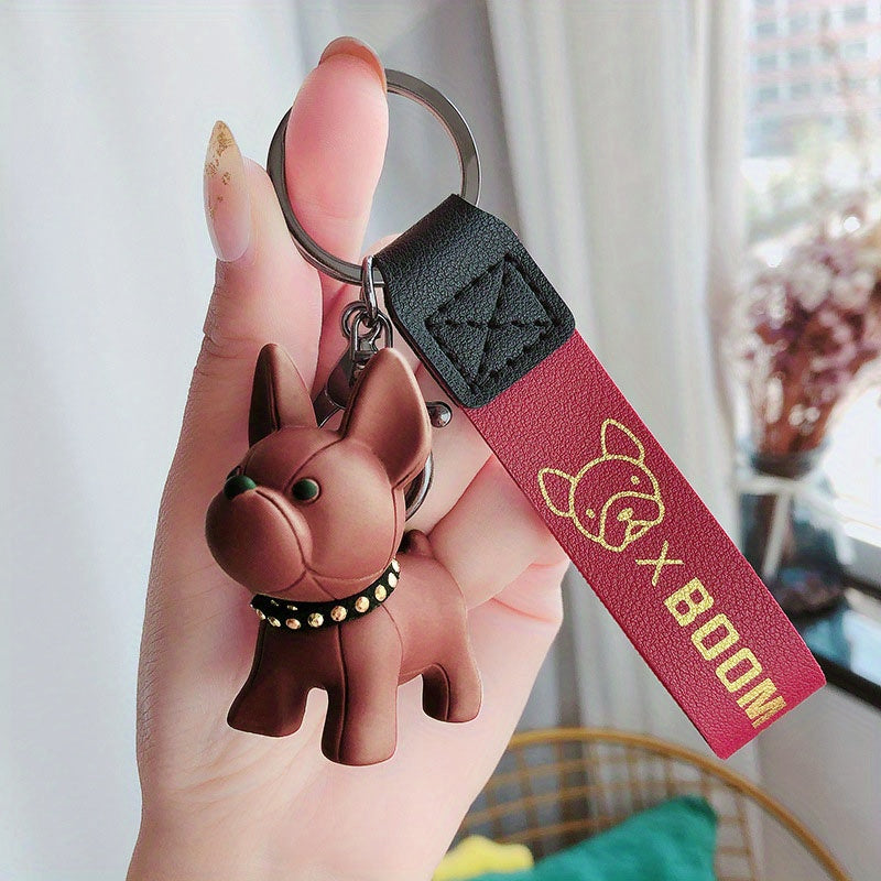Boys Cartoon Puppy Keychain Holiday Gift