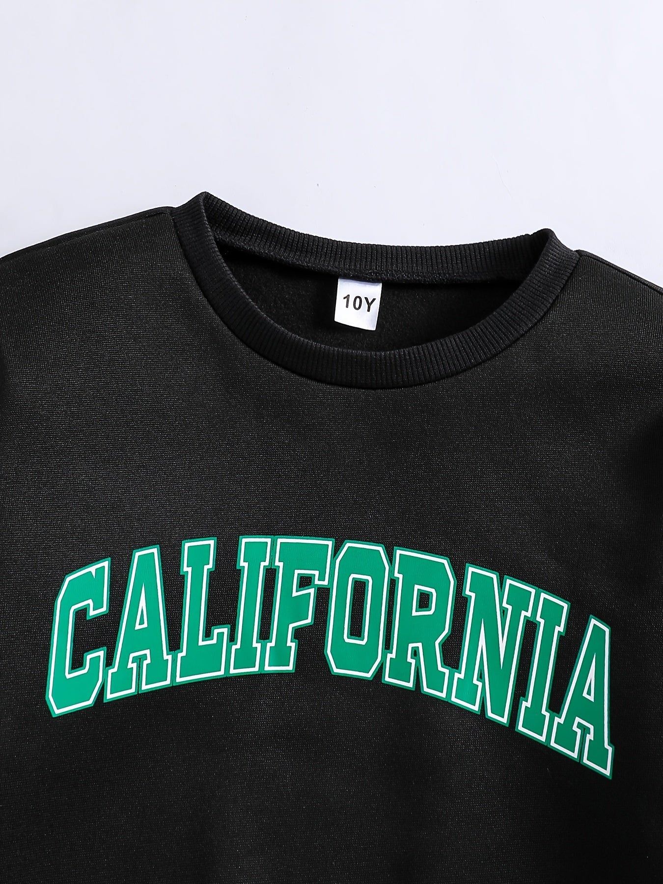 Girls Sweatshirt ''California'' Graphic Comfort Fit Long Sleeve Top Pullovers