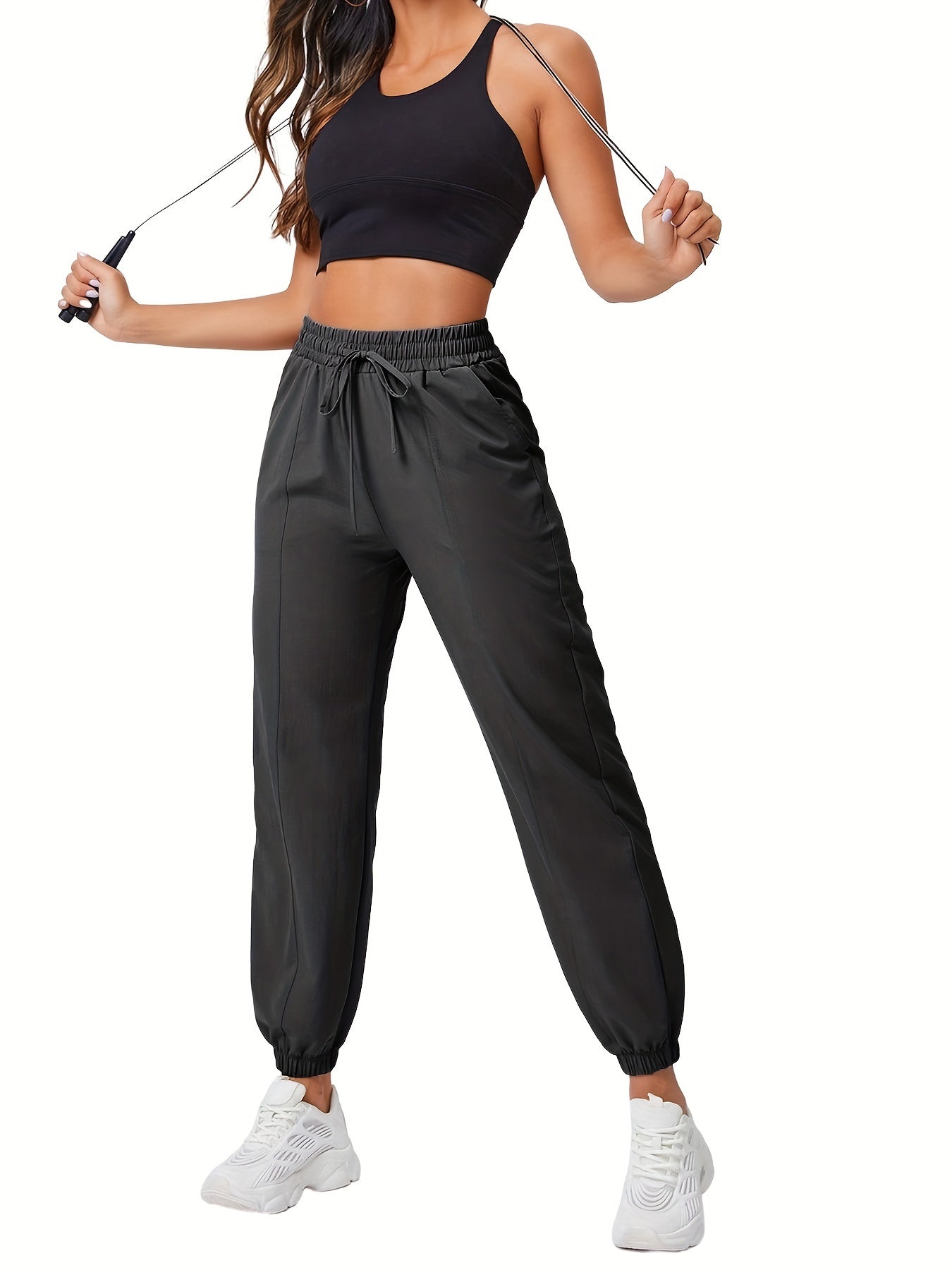 Quick Dry Casual Sweatpants Jogger Running Pants Women's Athleisure