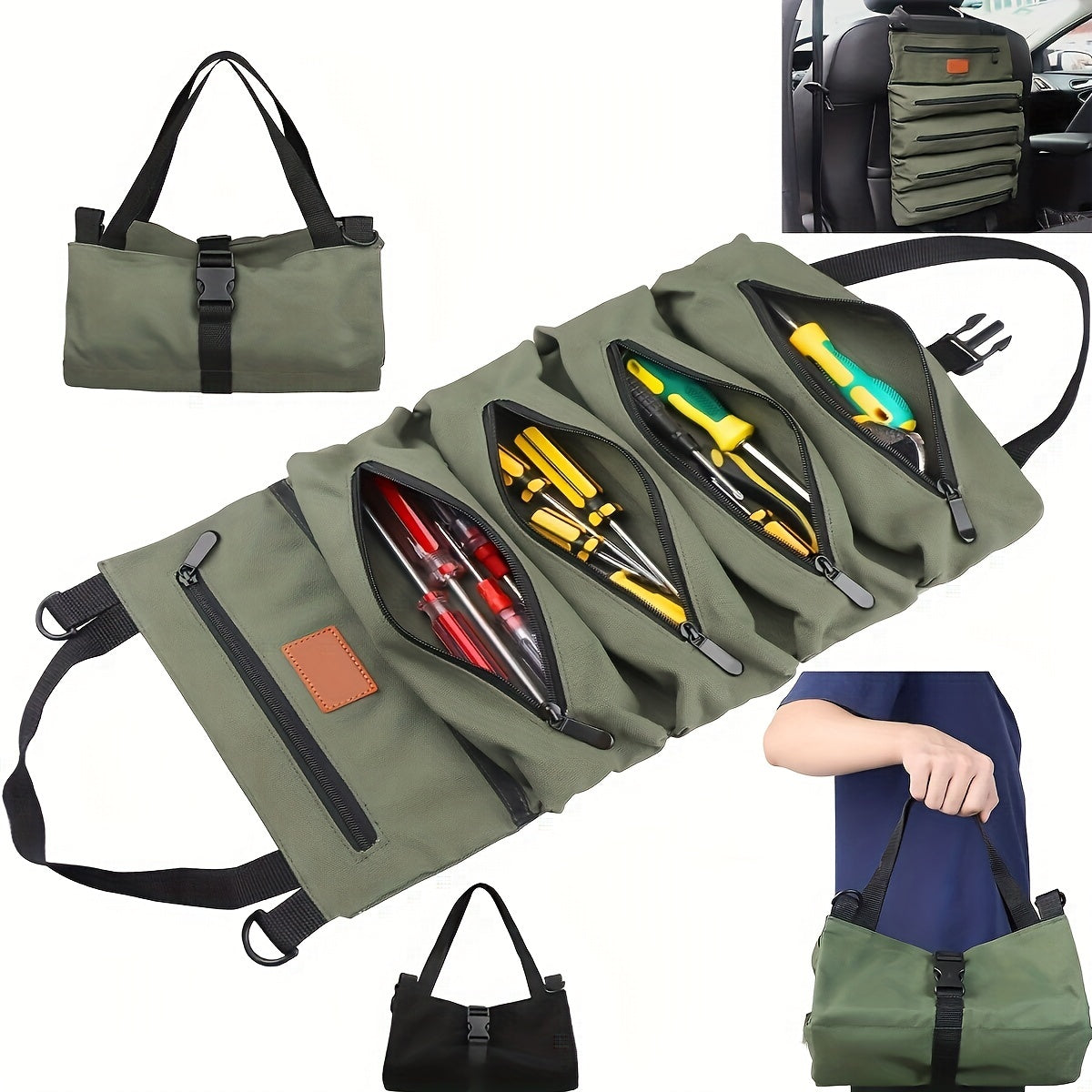 Oxford Cloth Tool Bag Car Tool Bag Portable Car Tool Storage Bag