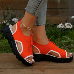 Women's Comfortable Open Toe Sandals Soft Thick Bottom Outdoor Sandals