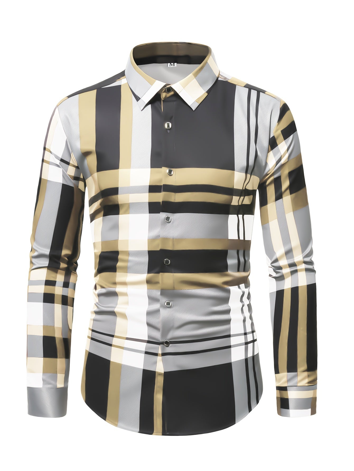 Mens Semi Formal Long Sleeve Shirt Spring/Summer