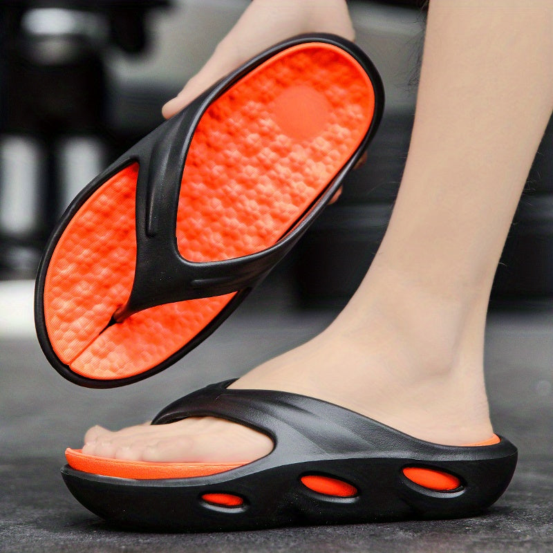 Men's Thick Sole Thong Sandals Non Slip Flip flops Shoes