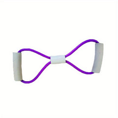 8-Shaped Resistance Band Foam Handle Elastic Tension for Home Gym Yoga Fitness