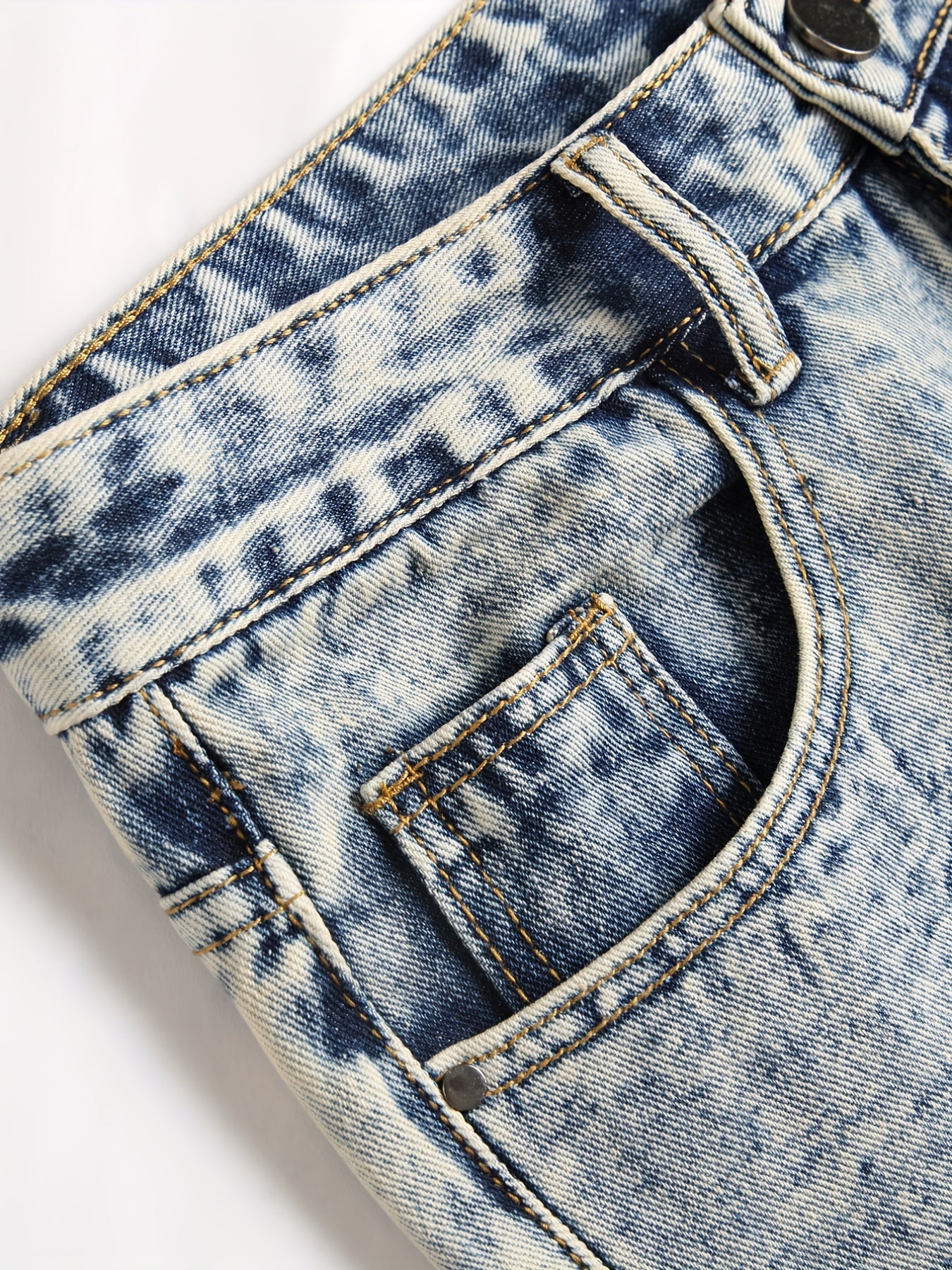 Men's Ripped Denim Shorts - Casual Street Style for Summer