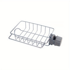Stainless Steel Faucet Storage Rack Hanging Basket Sponge Draining