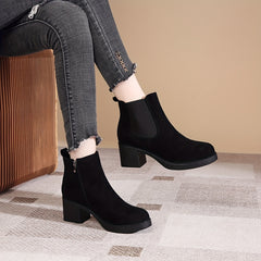 Women's Chunky Heel Ankle Boots & Shoes