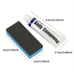 Car Body Compound Paste Set Scratch De mark Abrasive Paint Care Auto