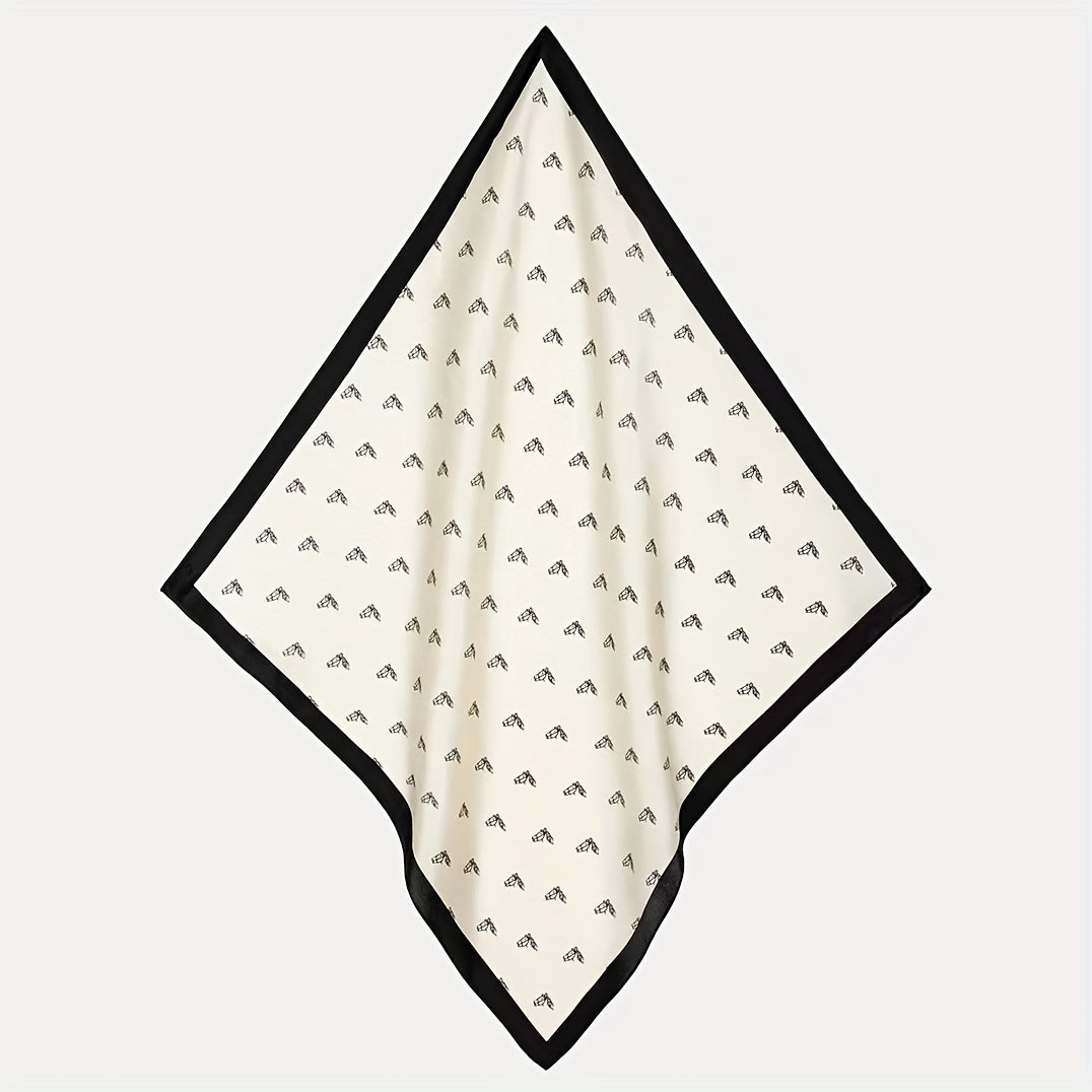 Horse Head Bandana Neckerchief Head Wrap Holiday Accessory Gift For Mother's