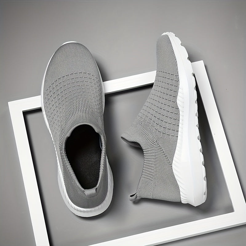 Men's Slip on Sock Sneakers Lightweight Breathable Walking Shoes