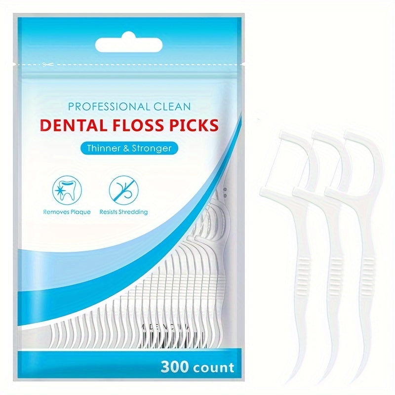 Comfort Clean Sensitive Gums Floss Picks Soft & Silky Ribbon - 150pcs