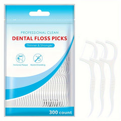 Comfort Clean Sensitive Gums Floss Picks Soft & Silky Ribbon - 150pcs