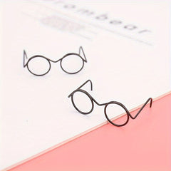 Round Frame Lens Retro Doll Cups