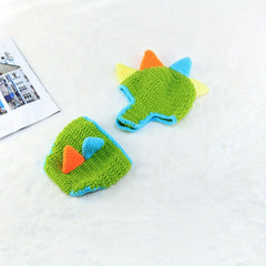 Baby Dinosaur Knitted Photo Costume Set