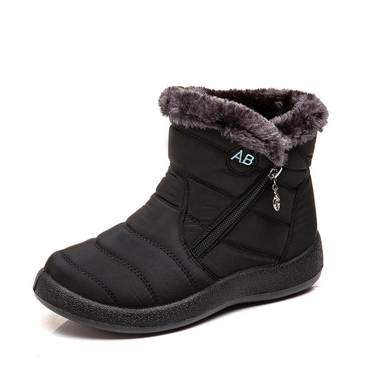 Women's Waterproof Snow Boots Plush Lined Short Boots