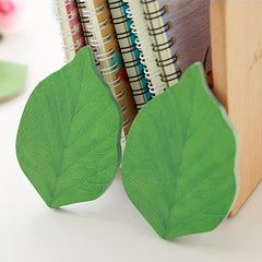 50 Sheets Leaf Sticky Notes Memo Pad for Students