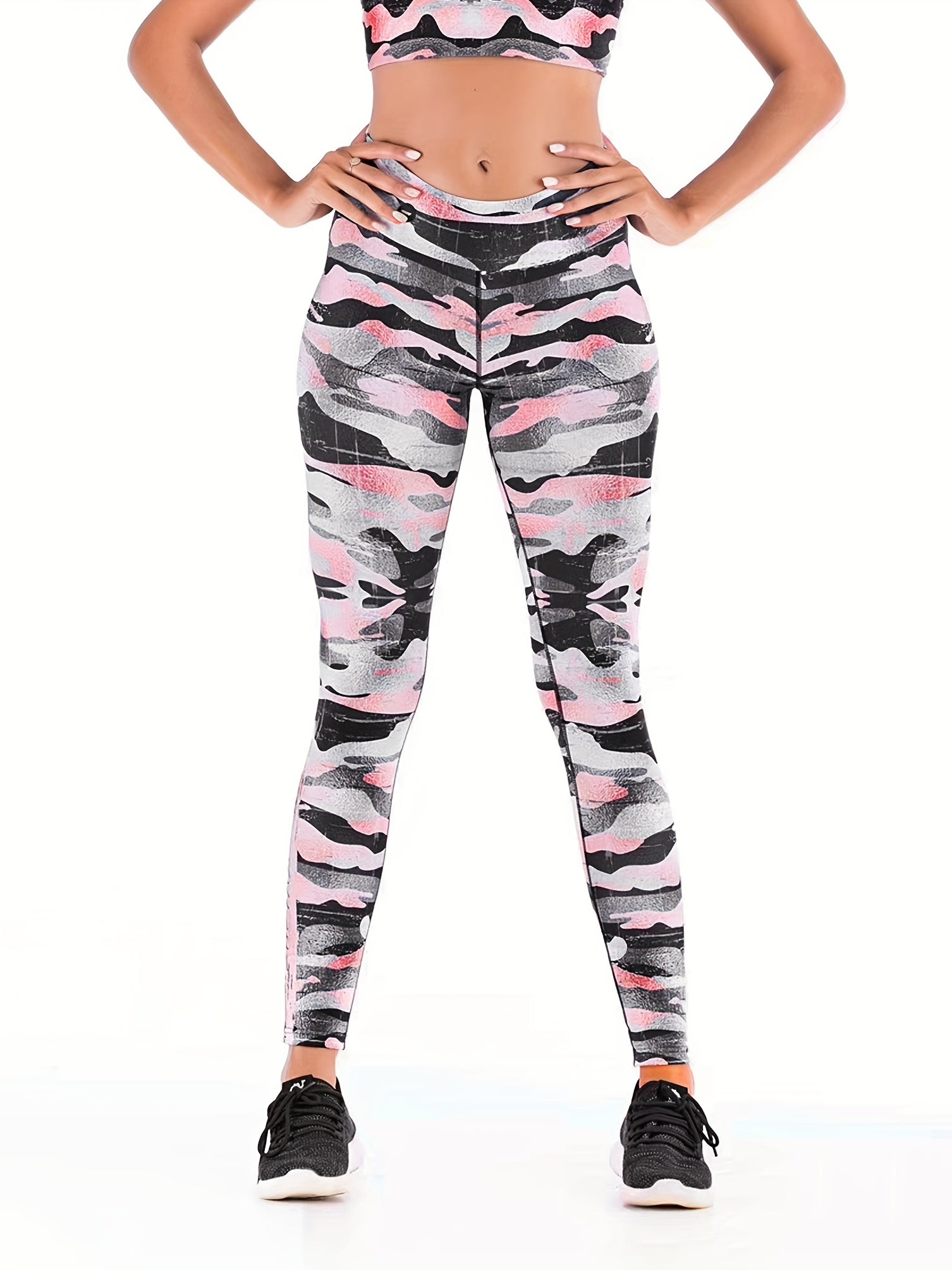 High Stretch Yoga Pants Slim Fit Fitness Cropped Workout Pants