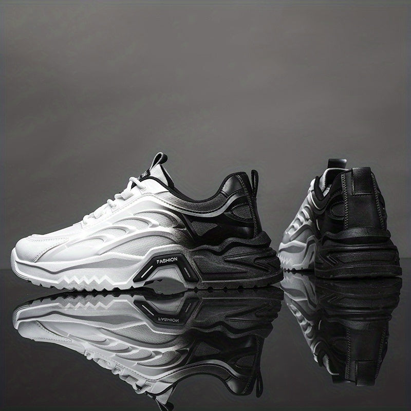 Men's Gradient Chunky Sneakers Dad Shoes Athletic Shoes