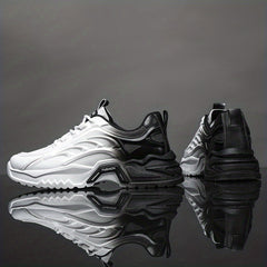 Men's Gradient Chunky Sneakers Dad Shoes Athletic Shoes