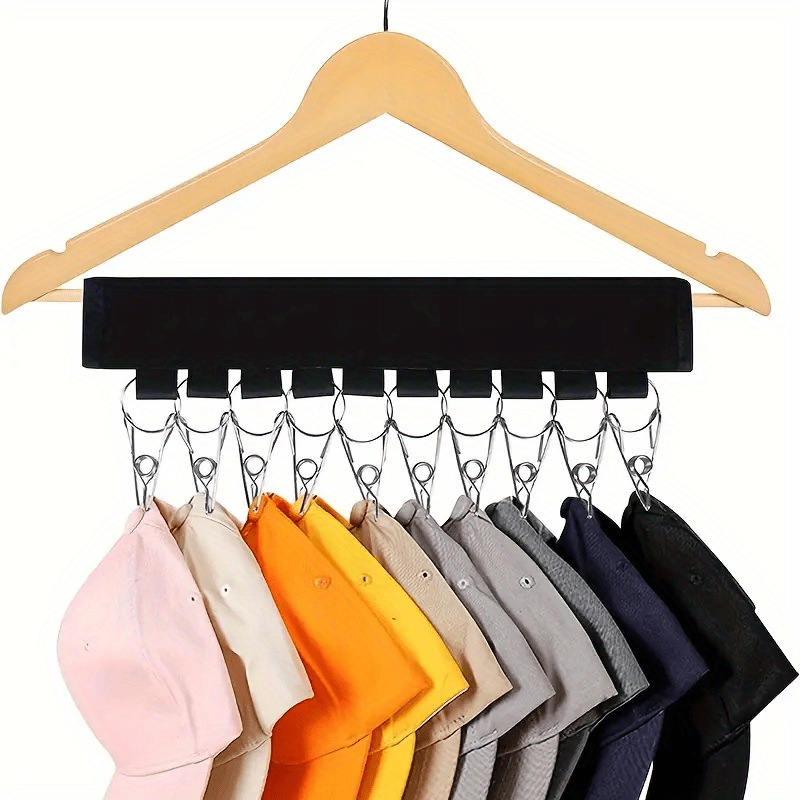 Hat Rack for Baseball Caps Organizer Holder Hanger Display Storage Clips
