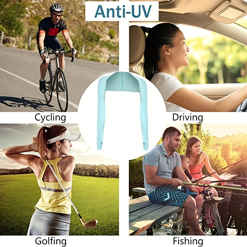 Ice Silk Sunscreen Shawl for Outdoor Sports Golf Running Cycling