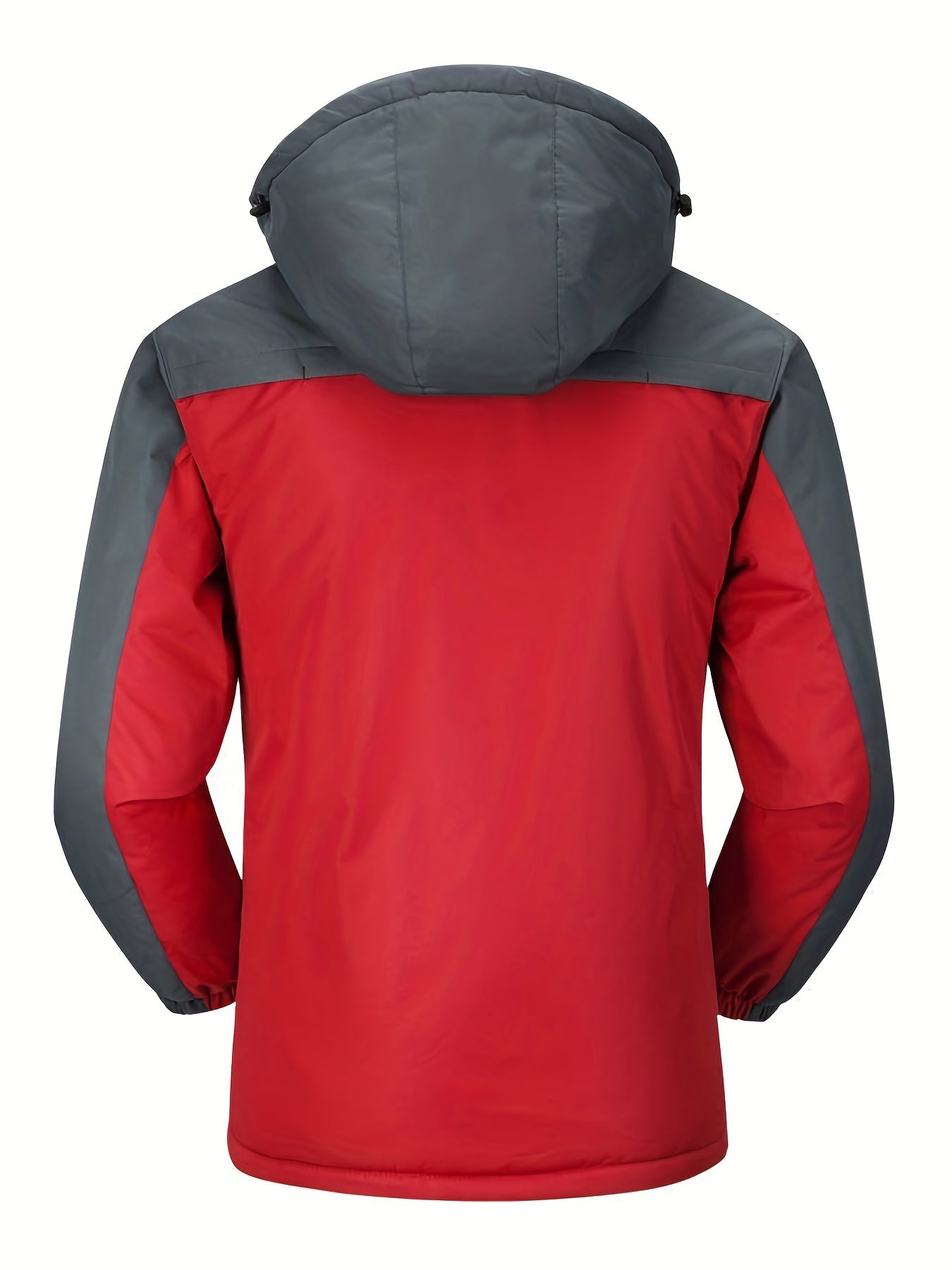 Men's Hooded Windbreaker Jacket Zip Up Coat