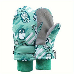 Thickened Windproof Waterproof Ski Gloves - Keep Hands Warm At 30 C