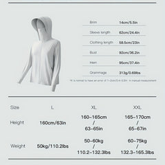 UV Protection Zip Up Hoodie for Hiking with Pockets