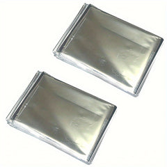 2pcs Emergency Insulation Blanket First Aid Survival Aluminum Film Rescue