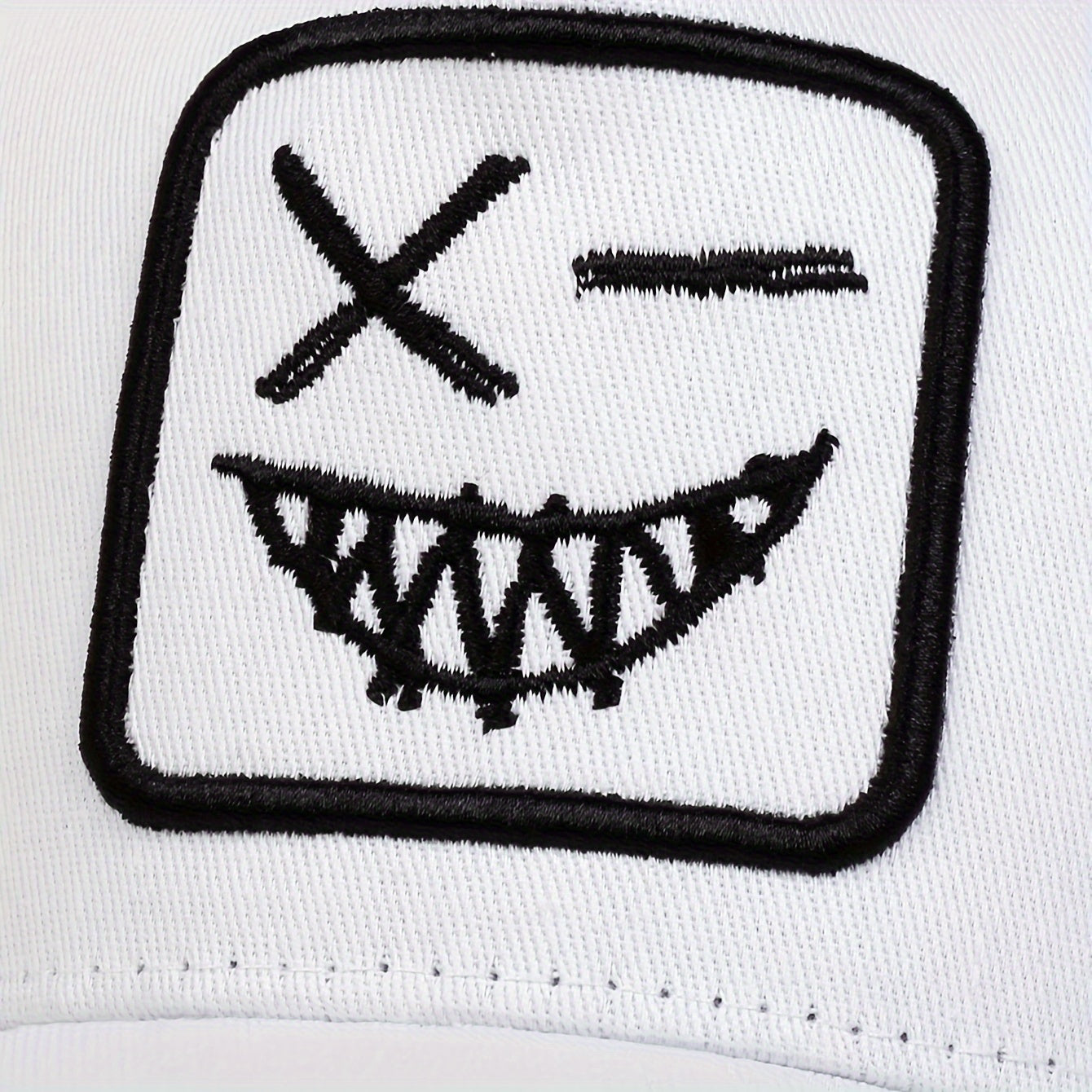 Men's Happy Face Trucker Hat Baseball Cap Adjustable Sun Hat