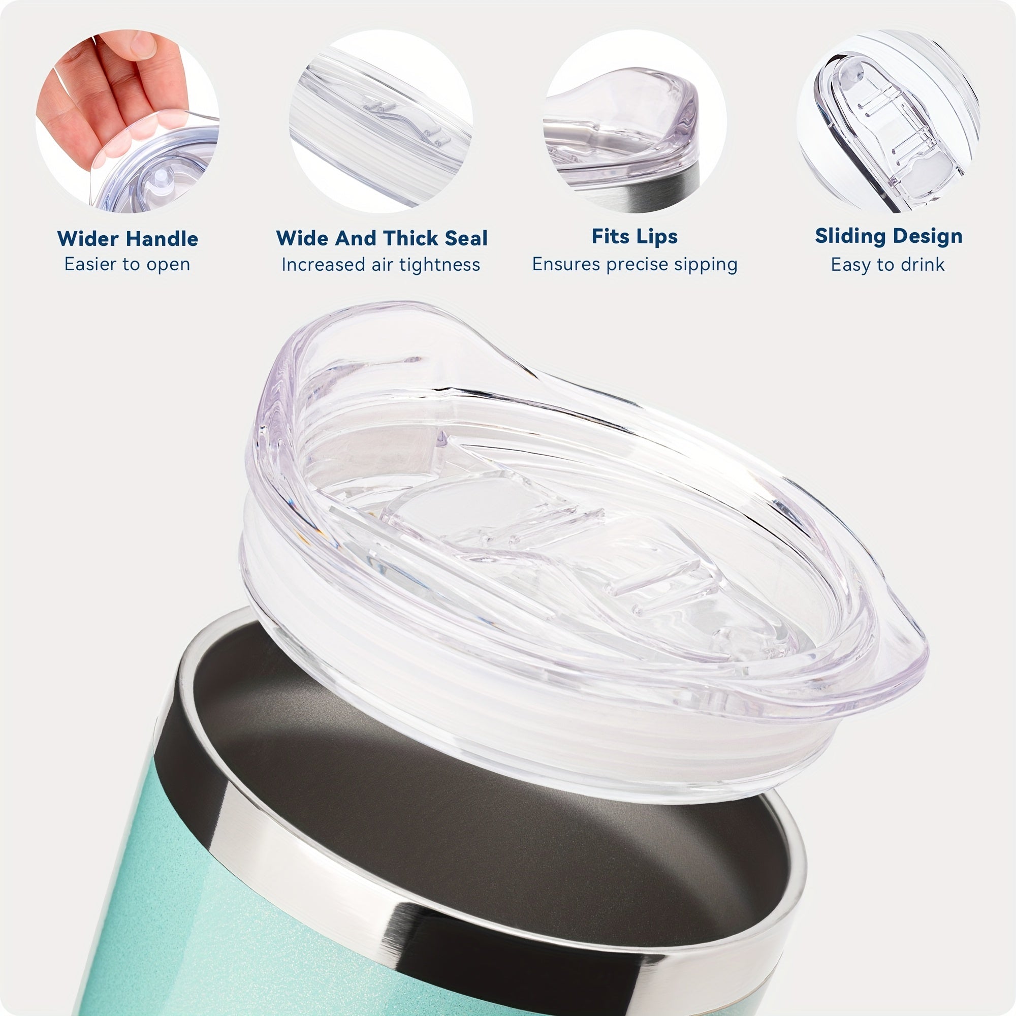 Bluwing 24oz Stainless Steel Tumbler Wide Mouth Water Bottle