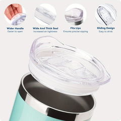 Bluwing 24oz Stainless Steel Tumbler Wide Mouth Water Bottle