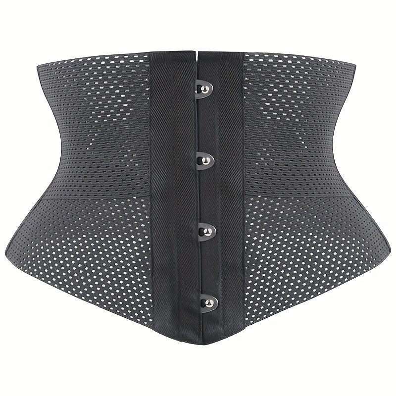 2 Layer Elastic Waist Training Belt Sports Fitness Waist Trainer